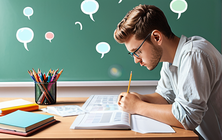 **

A person studying at a desk, looking thoughtful. Over their head, translucent thought bubbles show them analyzing their own understanding of the material. The scene is bright and inviting, emphasizing the positive aspects of learning. Style: Clean illustration, pastel colors.

**