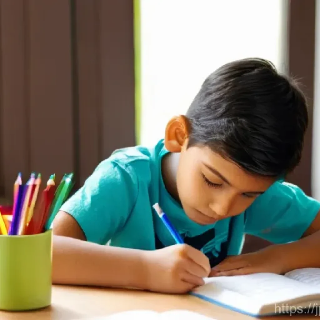 학생들의 메타인지 능력 평가 방법 - **Prompt 1: Reflective Learning Journey**
    A bright, clean, and organized study space. A diverse ...