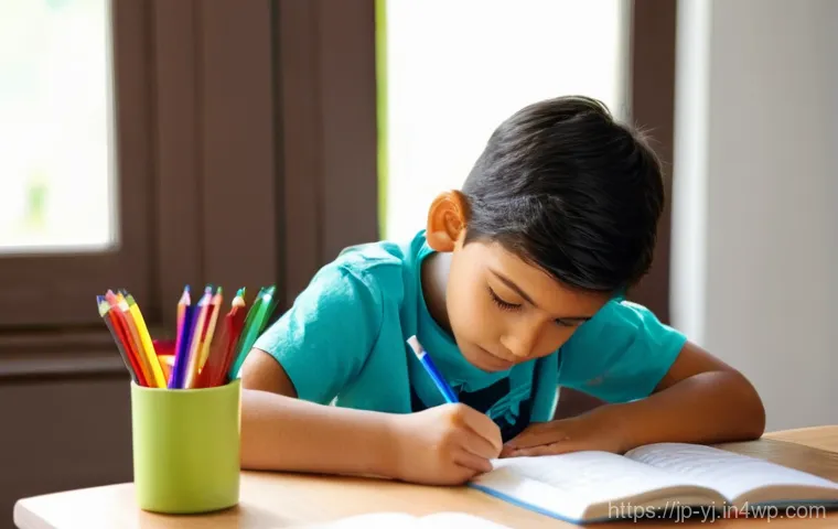 학생들의 메타인지 능력 평가 방법 - **Prompt 1: Reflective Learning Journey**
    A bright, clean, and organized study space. A diverse ...